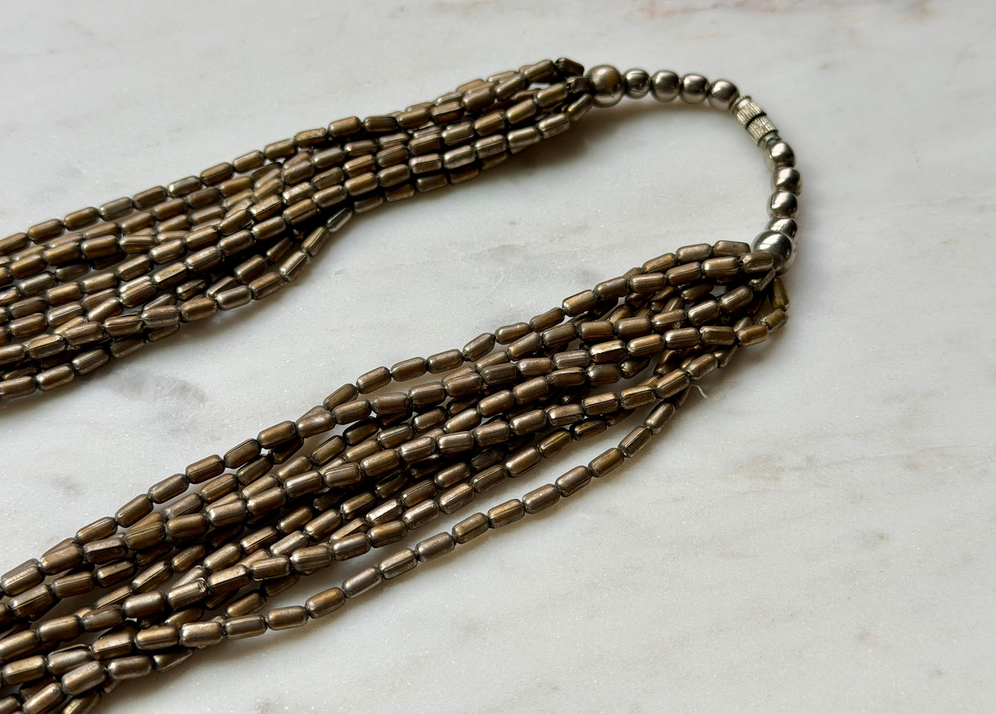 Vintage Multi-Strand Beaded Necklace