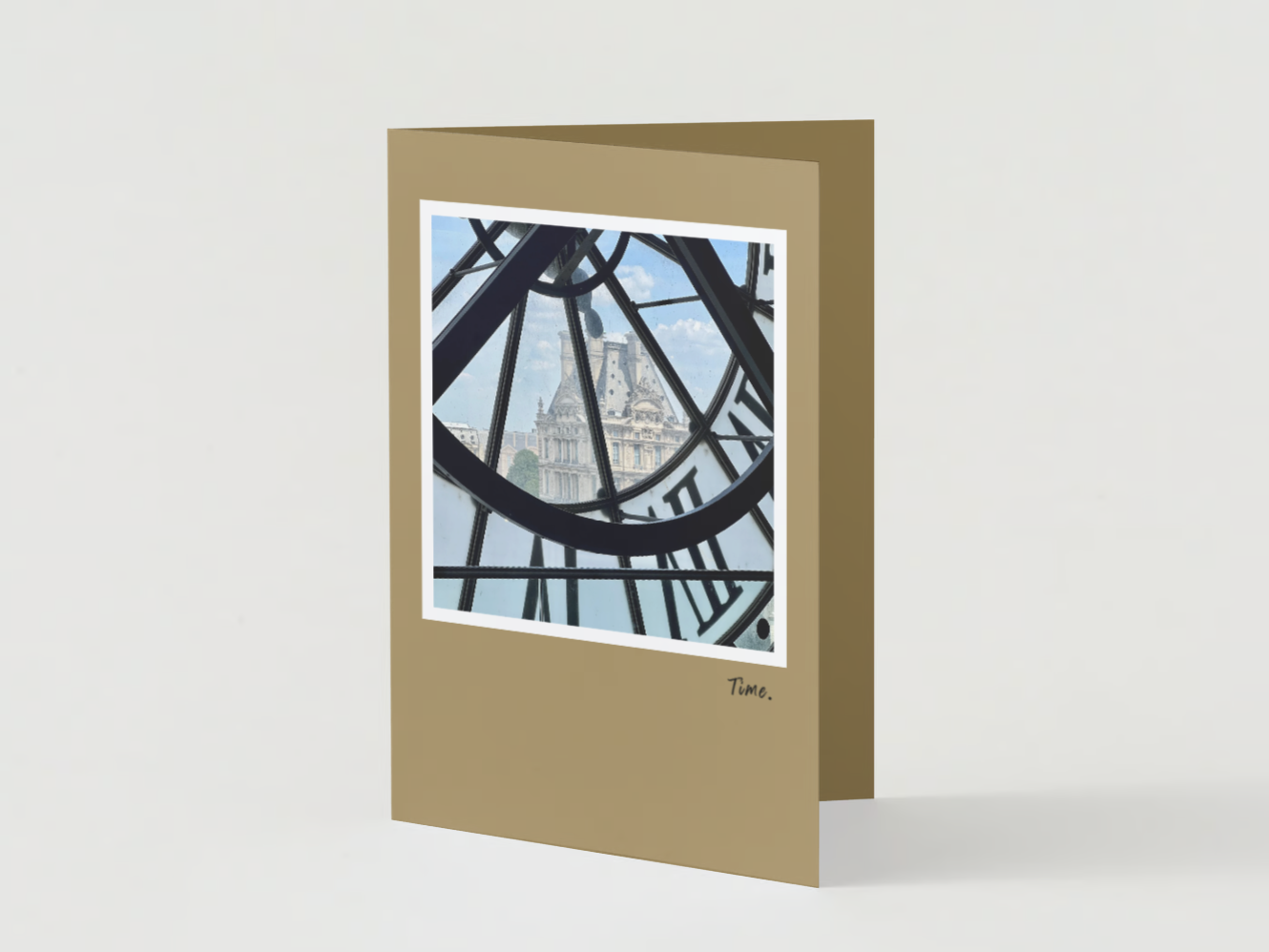 Handmade Photo Greeting Cards: 'Time' Art Note Cards